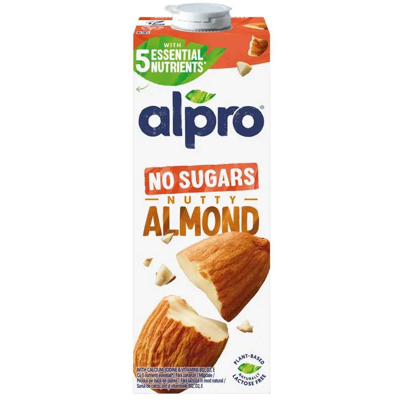 alpro almond milk