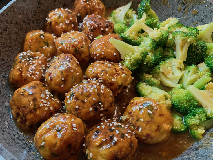 VEGAN TERIYAKI TOFU BALL