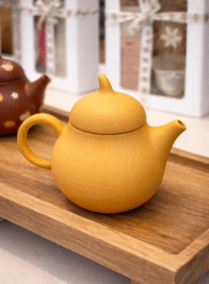 Yellow Yixing Teapot – Zisha Clay